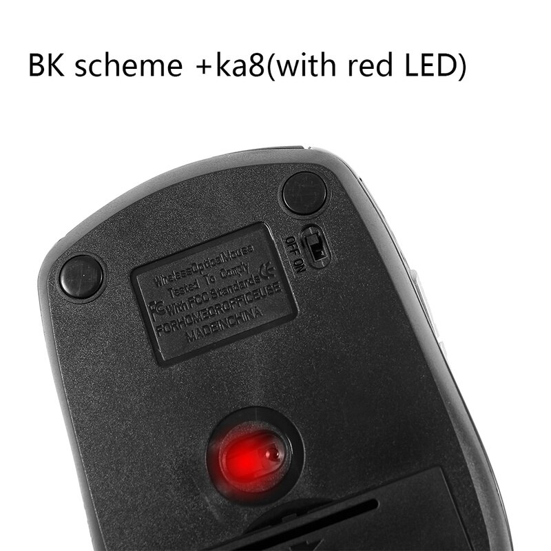 Draadloze Muis 2.4Ghz Draadloze Gaming Muis Met Usb-ontvanger Ergonomische Muis Home Office Game Muizen Voor Pc Laptop