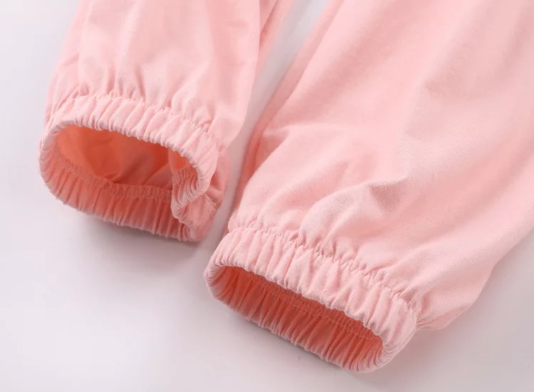 Tunna lösa plus size pyjamasbyxor 100%  bomull dam sovunderdel stickad bomull sommarbyxor dambyxor