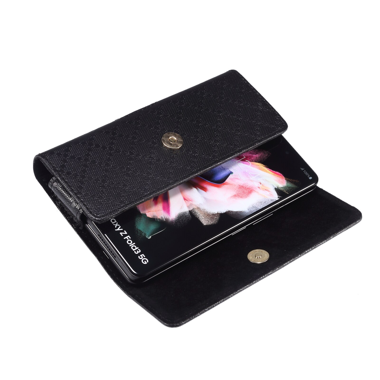Lederen Riem Clip Case Taille Pack Voor Samsung Z Flip 3,Galaxy Z Flip3, voor Motorola Razr 5G ,Moto Razr 5G Messenger Bag Pouch