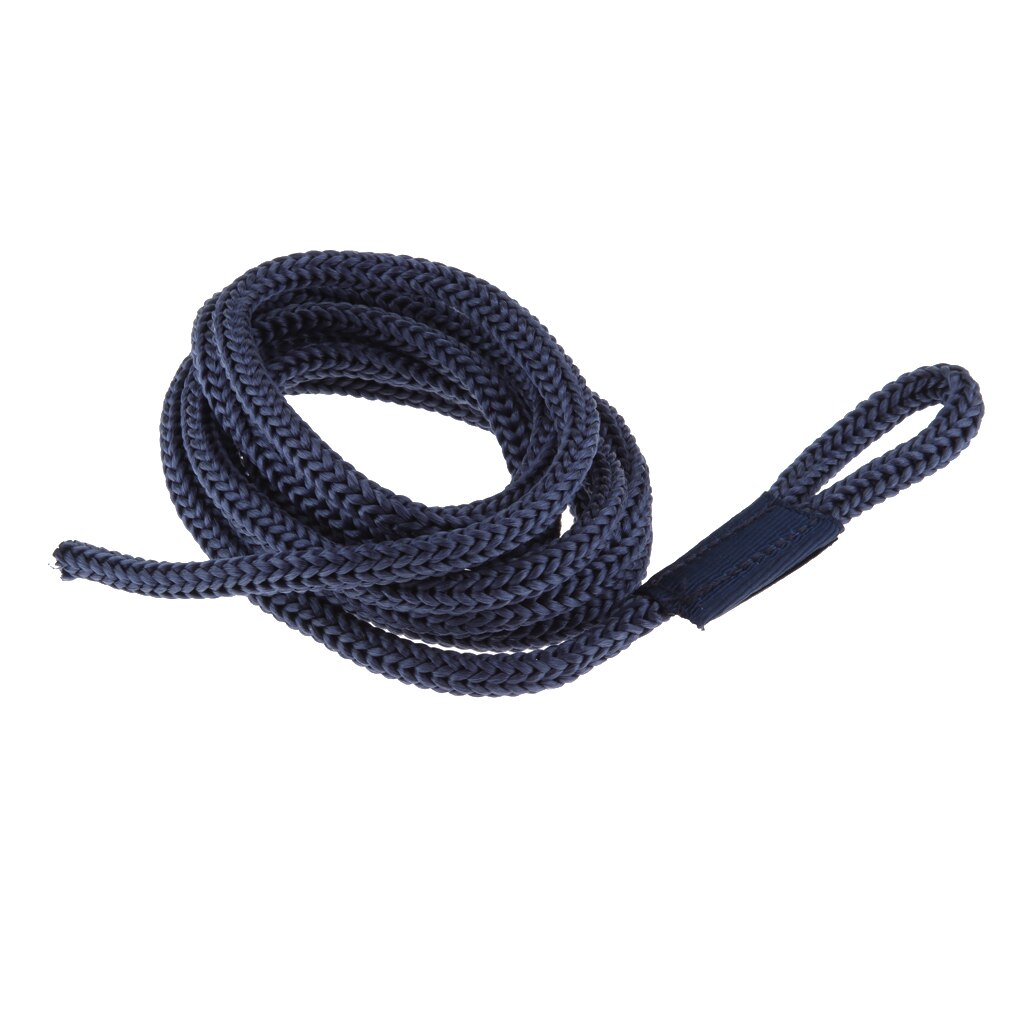 6 Stuks 1/4 Inch 6Mm Marine Dock Lijn Gevlochten Boot Touw 5 Ft Lengte (Blauw)