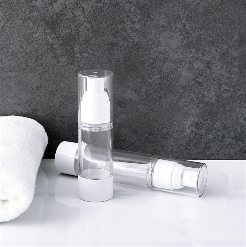 PURDORED 1 Pc Women Spray Cosmetic Lotion Bottle Clear Traveler Press Bottle Shampoo Packing Bottle Liquid Dispenser Bottles
