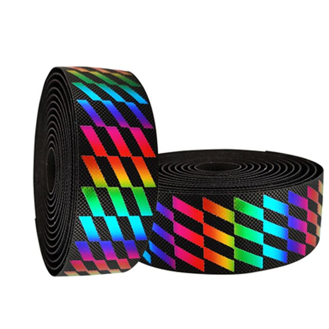 Fiets Reflecterende Stuur Bandjes Anti-Slip, Slijtvast En Schokbestendig Stuur Bandjes Stuur Tape: Colorful