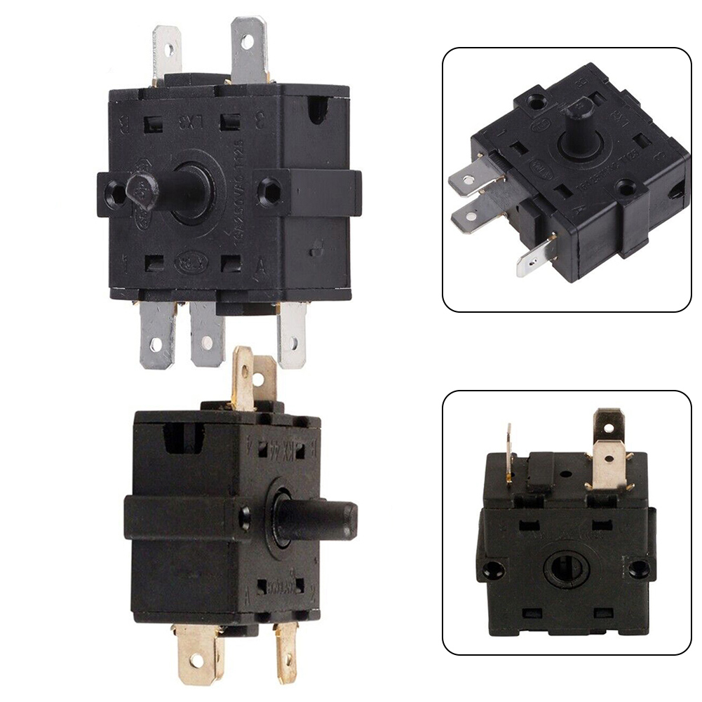 Verwarmer Schakelaar - 3/5 Pin Selector - 16A 250V - Elektrisch Verwarming Onderdeel