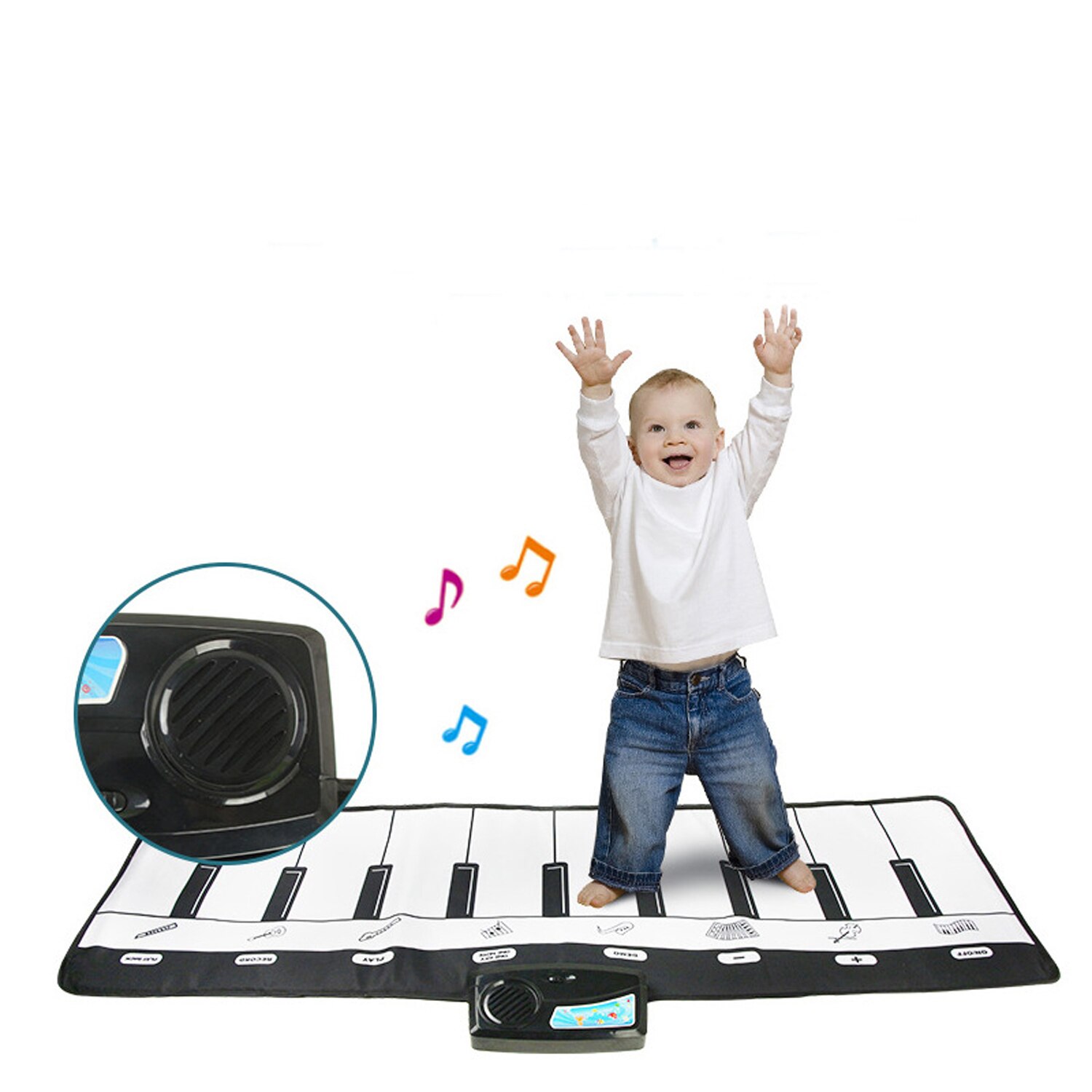 Elektronische muziekmat toetsenbord tapijten baby piano speelmat kinderen muziekinstrument muziek educatief hulpmiddel voor kinderen