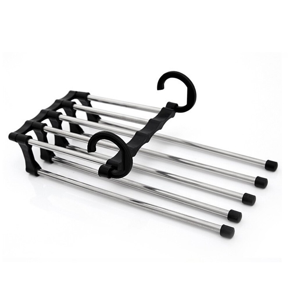 Perchero para pantalones con cinturón, organizador ajustable, perchero para pantalones, perchero para ropa, pantalones, bufanda, pantalones vaqueros de múltiples capas