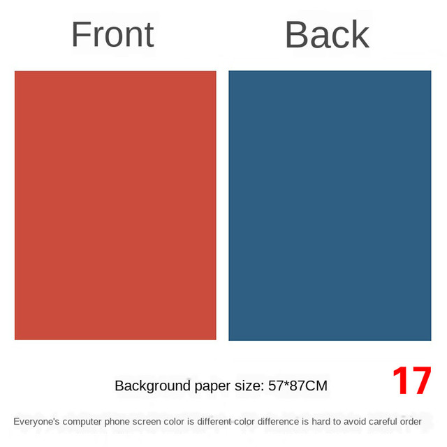 BEIYANG – arrière-plan Morandi 57x87cm, papier de photographie, arrière-plan de photographie, couleur unie, pour Ins, photographie et Studio Photo: Background 17