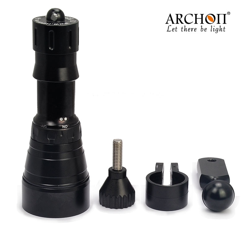 Arcon Original D26VR/DL01/W32VR, vídeo de buceo, antorcha, abrazadera YS30 YS, soporte de montaje y Junta de bola, 30mm de diámetro, soporte para linterna