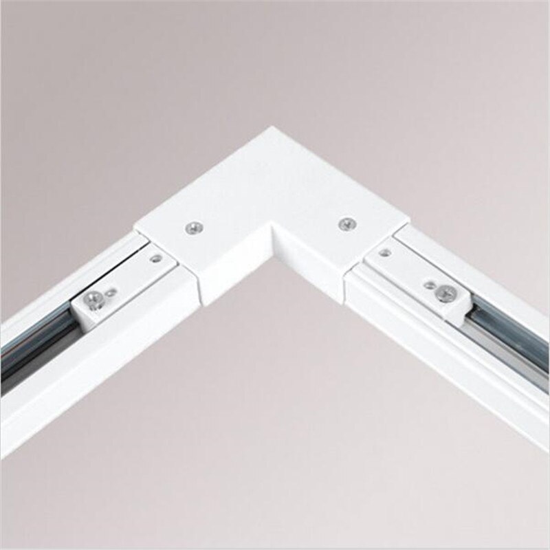 3 Draad Light Rail Track Connector Hoek Connectors 3-wire Track fitting Global Track Rail Light led track rail connector