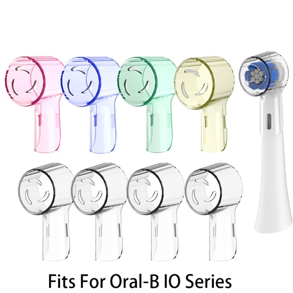 4PCS Plastic Toothbrush Heads Dustproof Cover Replacement Heads Transparent Electric Toothbrush Caps Toothbrush Head Covers