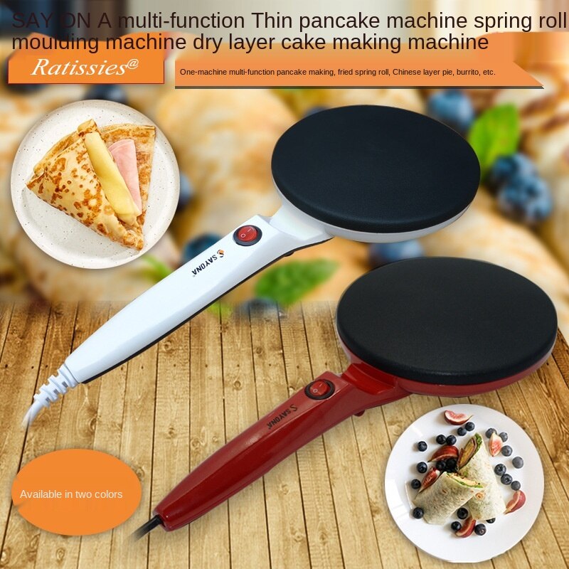 Thin Pancake Machine Automatic Spring Pancake Maker Household Electric Baking Pan Wrap of Spring Roll Melaleuca Leather Griddle