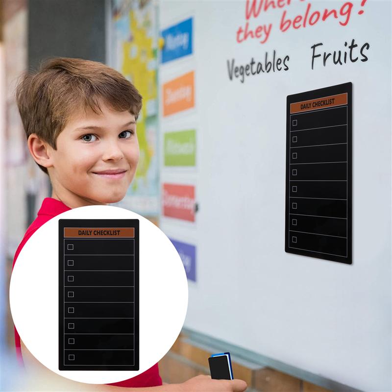 Erasable Memo Board Schedule Board Magnetic Daily Planner Magnetic Plan Board