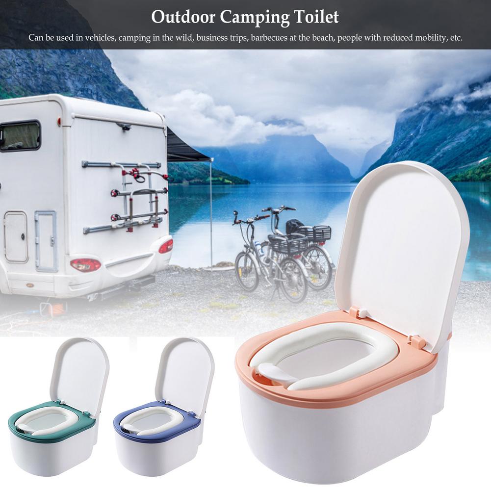 Outdoor Camping Toilet Stable Comfortable Close-stool Stink-pot For Long Trip Children Emergency