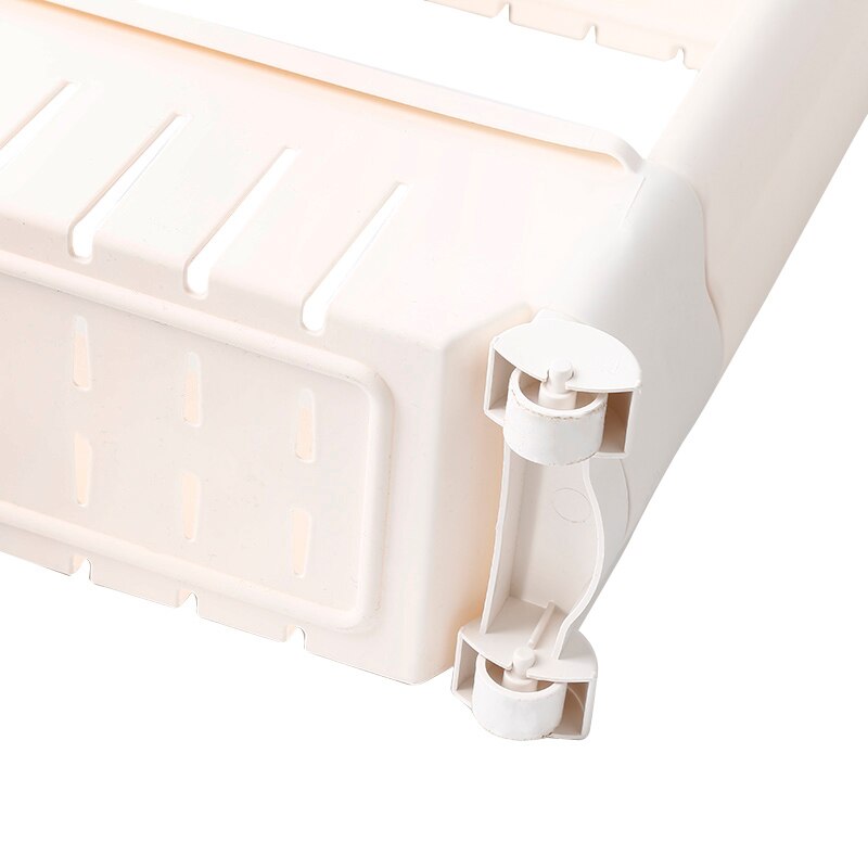 Mensola angolare moderna in plastica per bagno scaffale a 4 strati scaffale mobile in plastica rettangolare portaoggetti per bagno strumenti per mobili HWC