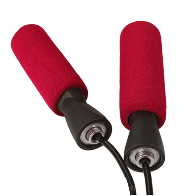 jump rope Aerobic Exercise Skipping Jump Rope Adjustable Bearing Speed Fitness skipping ropes home gym Red deporte en casa #A35