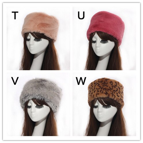 Vrouwen Hoeden Lady Russische Dikke Pluizige Imitatie Vossenbont Hoed Hoofdband Winter Earwarmer Ski Hoed Vrouwelijke Hoeden Voor Herfst Winter: Leave a note