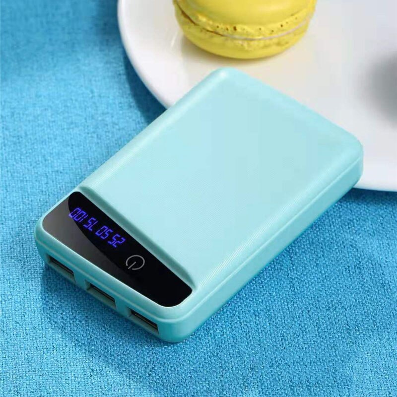 3 Pcs 18650 Battery Charger Cover Power Bank Case DIY Box 3 USB Ports DOM668