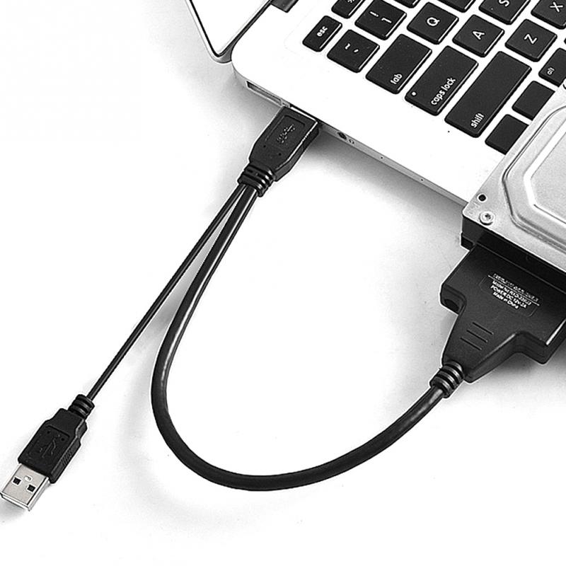 2.5" 22P 2.0 USB to SATA Cable Serial ATA Adapter Computer Hard Driver Connection Cables For HDD/SSD Laptop Hard Drive