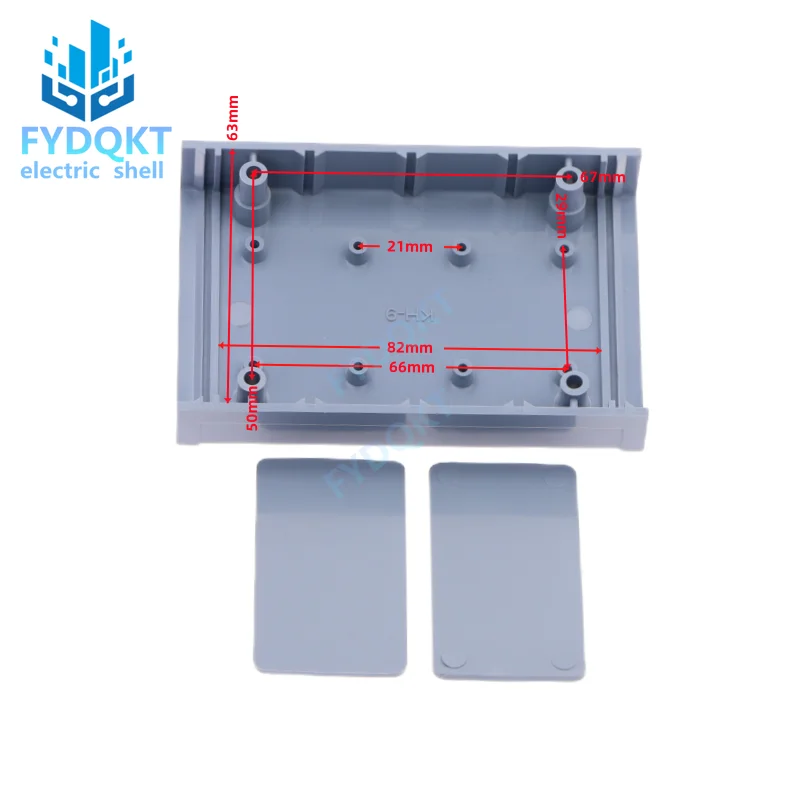 1pcs Plastic shell electronic instrument junction box power module shell 100x66x38mm Wire Junction Boxes
