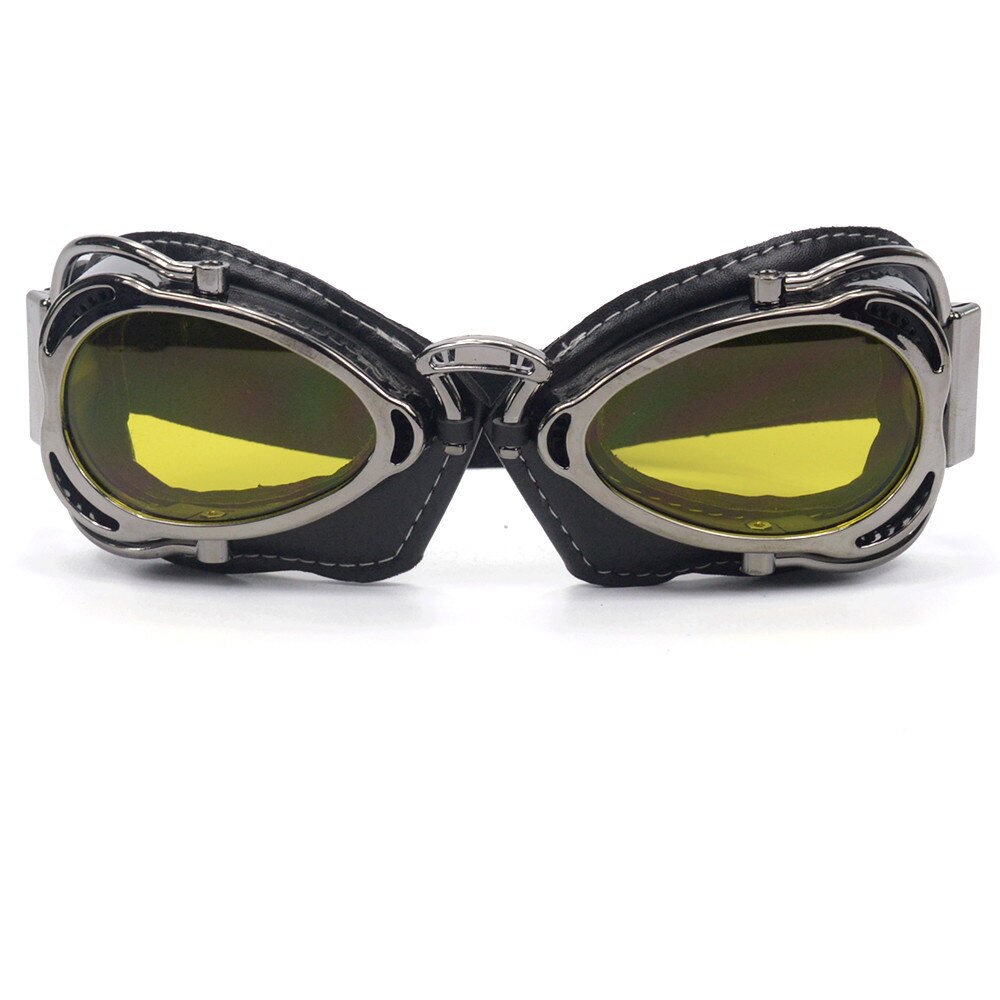 Gafas de motociclista para hombre, lentes de protección para casco de motocicleta, 6 colores, Retro, Vintage, para Harley, Bobber, Chopper