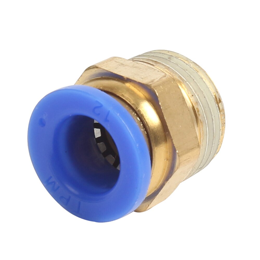 Pneumatic Fittings PC PC4/6-M6/M8/M10/M12 Male Metric Thread Connector Brass Push In Quick Connector Air Fitting Plumbing 10PCS
