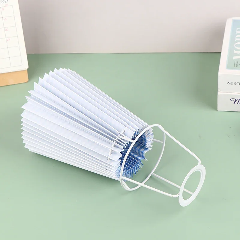 Geplooide lampenkap lichtafdekking Japanse stijl stoffen tafellamp plafond decor lamphoezen tinten verlichting accessoire