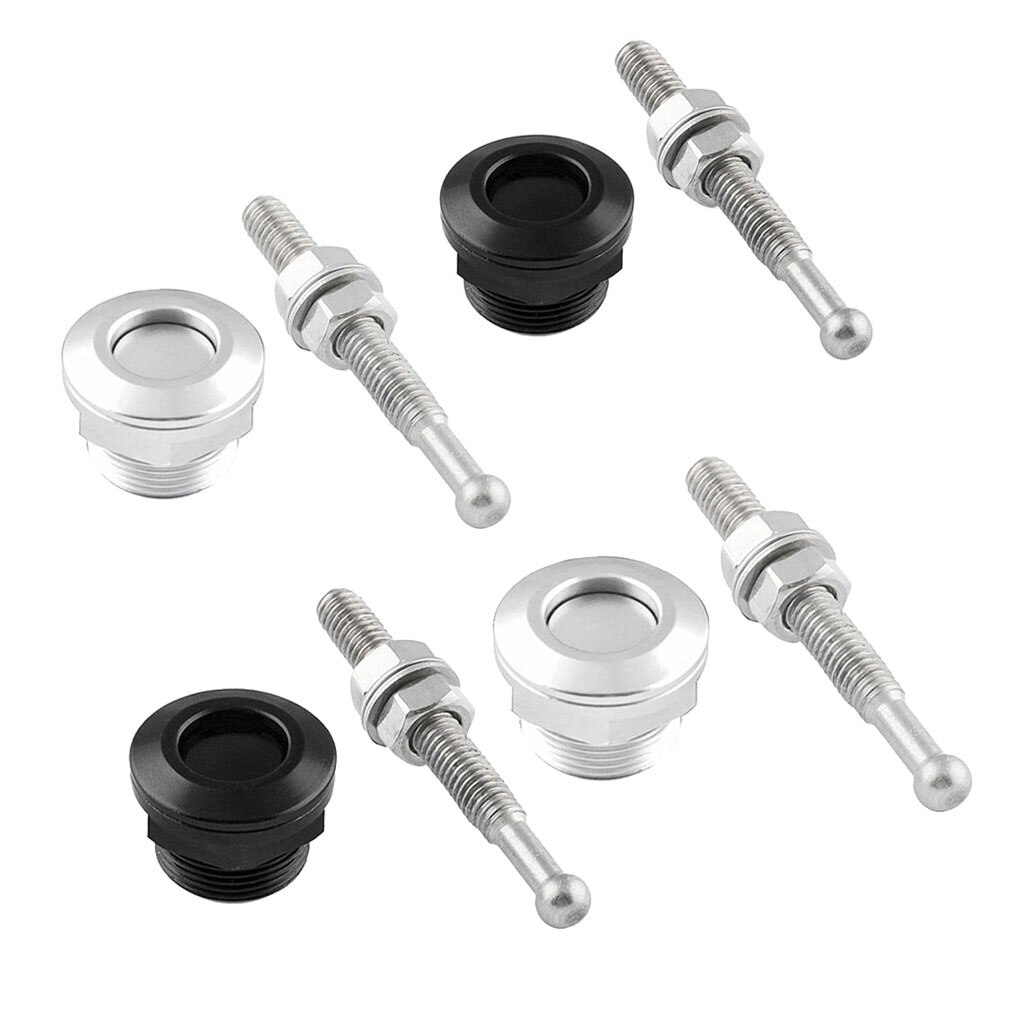 4Pcs Stainless 7/8 inch Push Button Quick Release Hood Pins Lock