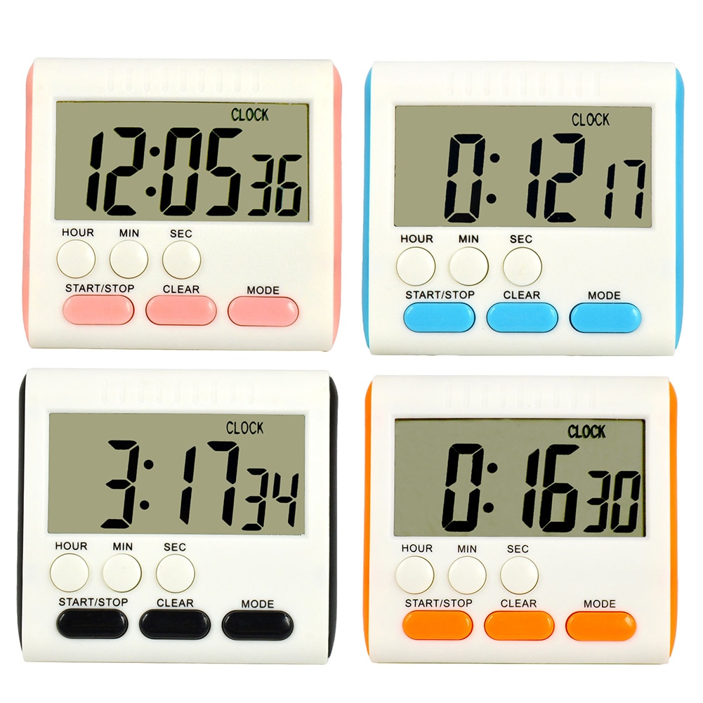 Ultra Stabile Timer LCD Digital Stoppuhr Bildschirm Küche Kochen Countdown-Alarm Magnet Temporizador Persönliche Zeit Steuerung