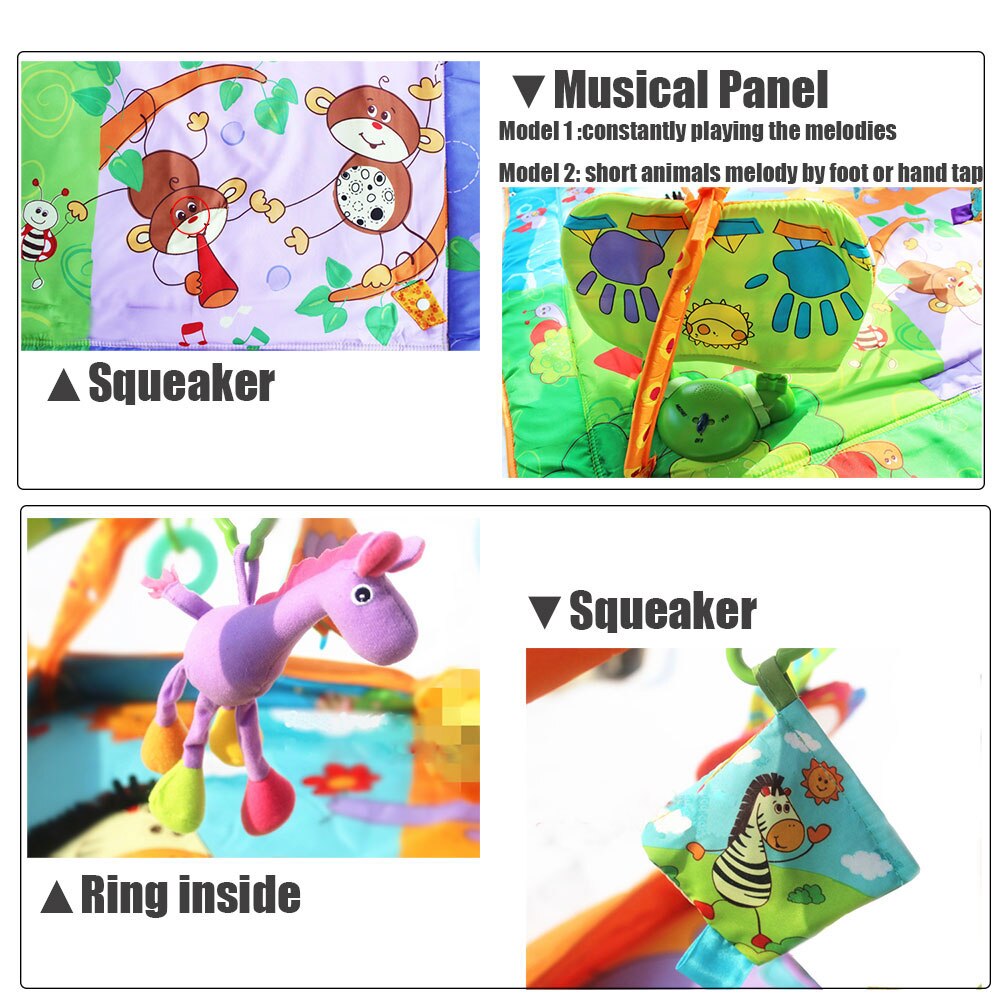 Baby Toys Play Gym Mat Educational Infant Floor Blanket