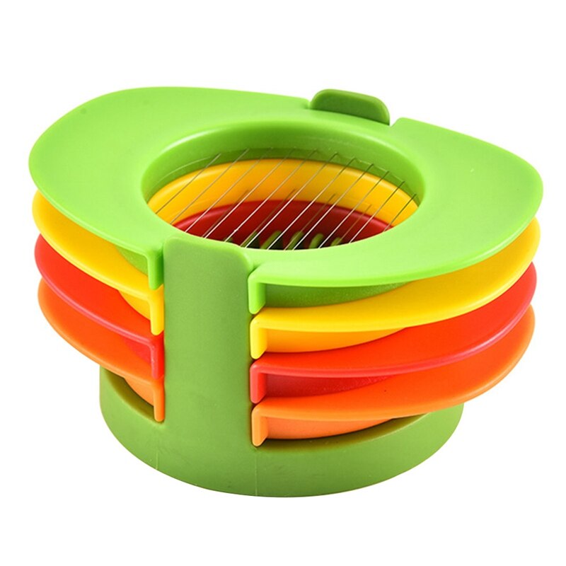 4 In1 Multifunctional Egg Cutter Color Stainless Steel Wire Egg Slicer Plastic Slicing Device For Egg Kitchen Tools