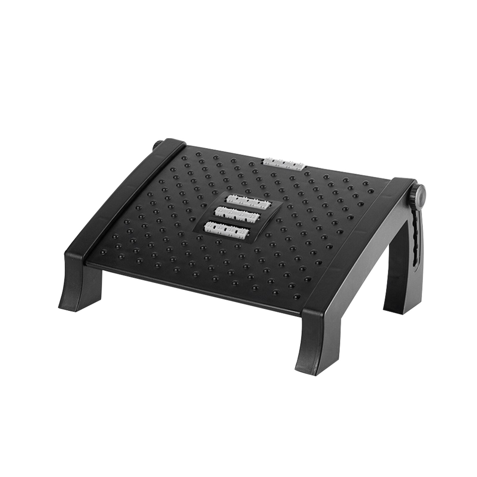 Home Tilting Footstool Non Slip Relieve Leg Office Durable Ergonomic Load Capacity Adjustable Footrest Massage Surface