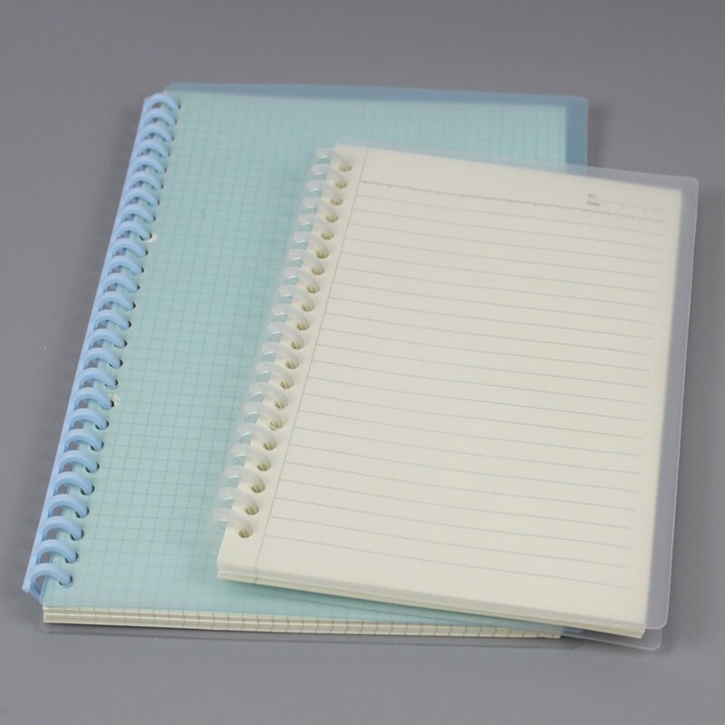 5Pcs 30 Holes Book Ring Loose Leaf Binder Spiral Rings Binding Coil Spines Plastic Notebook Binder Spiral Coils for DIY