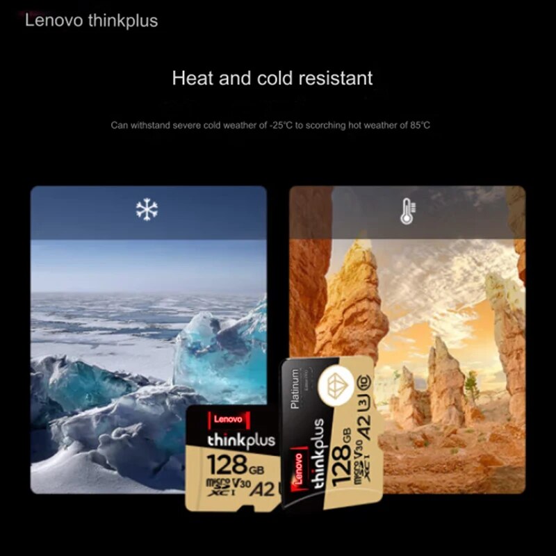 Thinkplus microsd card 32gb 64gb to  zu 130m sd memory card  u3 4k v30 a2 tf card 128gb flash microsd card electronics product pc