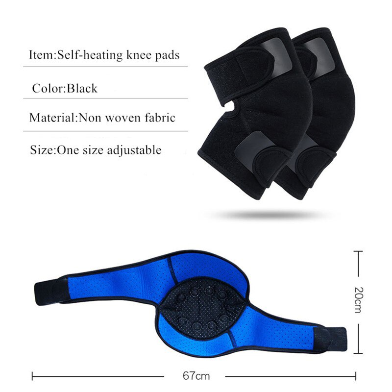 Toermalijn Gezondheidszorg Zelf Verwarming Kniebeschermers Ver Infrarood Knie Ondersteuning Neopreen Magnetische Knie Brace Voor Artritis Pijn