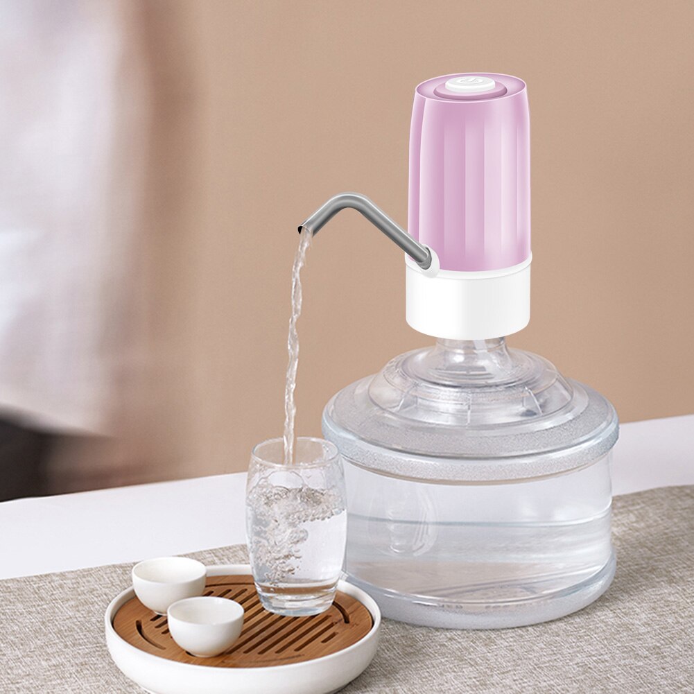 Water Fles Elektrische Drinkwater Pomp Dispenser Draagbare Usb Charge Automatische Draagbare Waterpomp Schakelaar Voor Thuis Gadgets