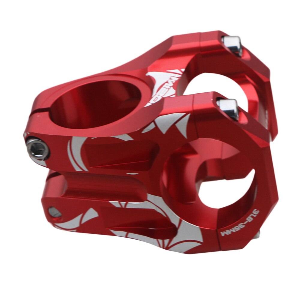 Mountain Bike Hollow Stem Aluminum Hollow Stem Fitting 31.8mm Road Bike Speed Short Stem Folding Bike Stem Bike Fork Stem: Red