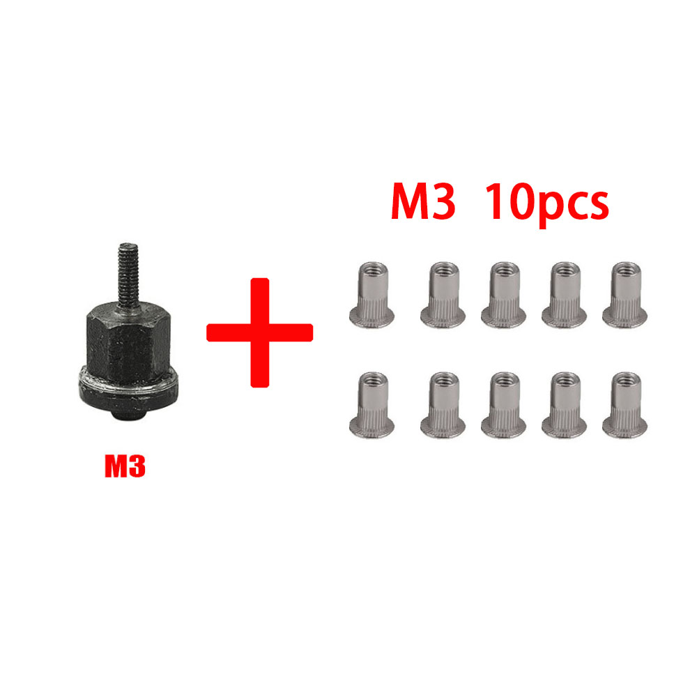Nakrętka nitu ręcznego głowica pistoletu nakrętki prosta instalacja instrukcja nitownik Rivnut narzędzie akcesoria części robić nakrętek M3 M4 M5 M6 M8 M10: M3