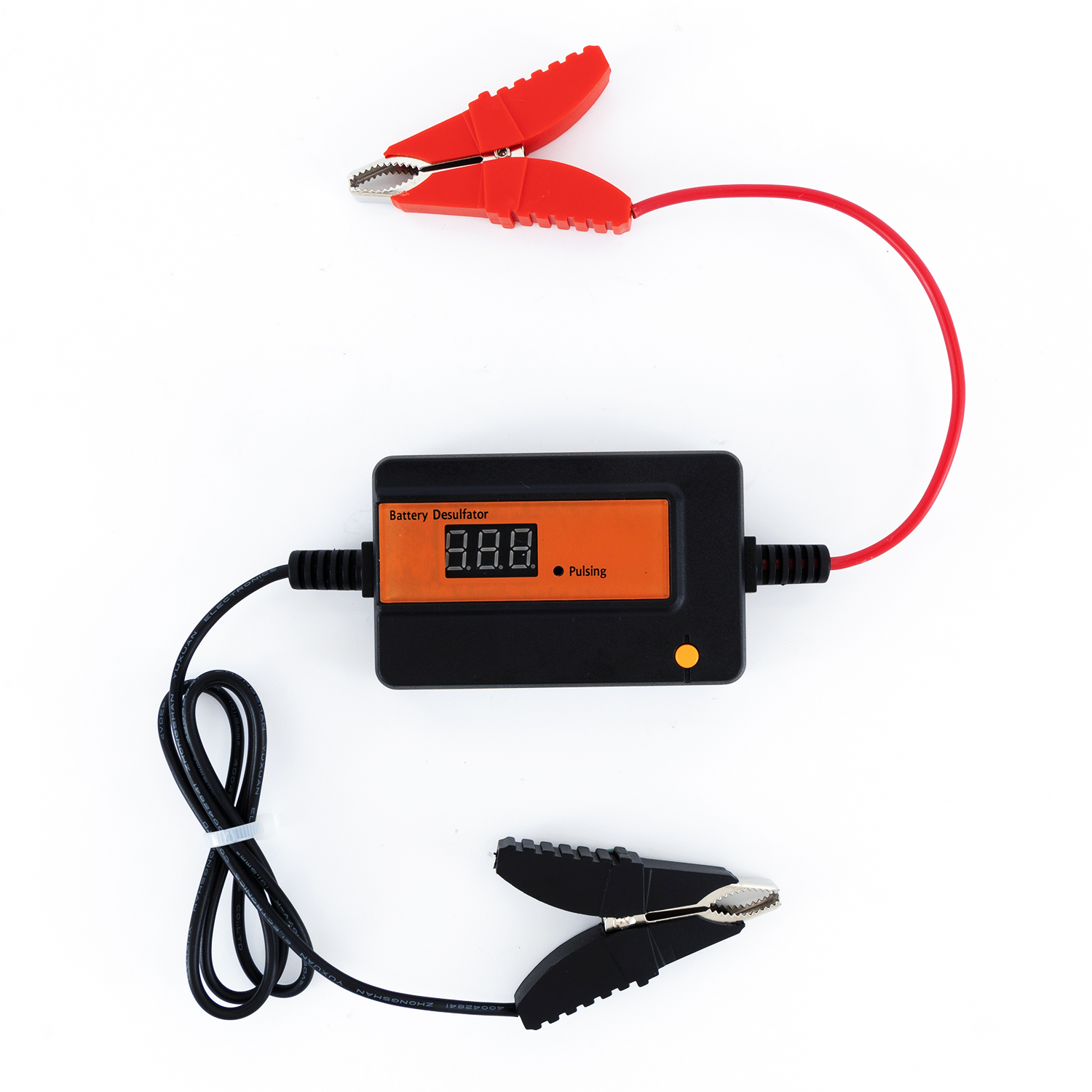 Blei-Säure-Batterie-Desulfator 12V 24V 36V 48V Batterie-Regenerator 2a Auto-Puls-Desulfator großer Clip: YELLOW
