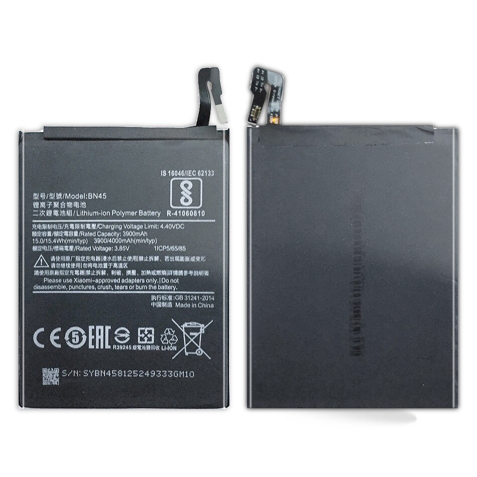 Ykaiserin Voor Xiao Mi BN45 Telefoon Batterij Voor Xiaomi Redmi Note 5 Note5 Originele Mobiele Telefoon Batterijen