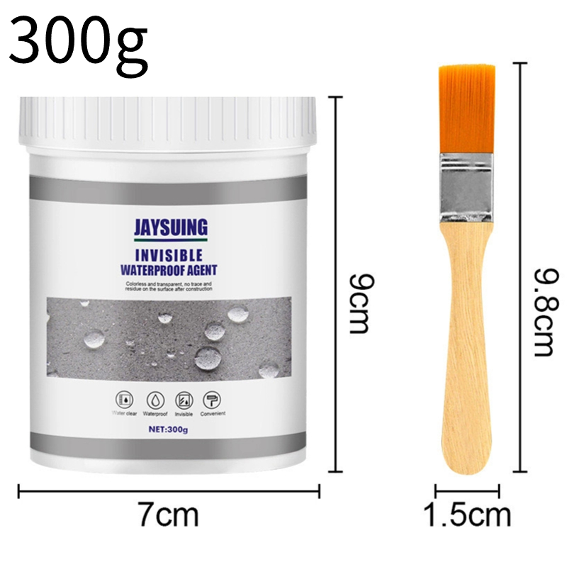 30/300g/500g/1000g Invisible Waterproof Agent Transparent Sealing Coating Leak-Free Glue Adhesive Super Sealant Toilet Repair: Gold