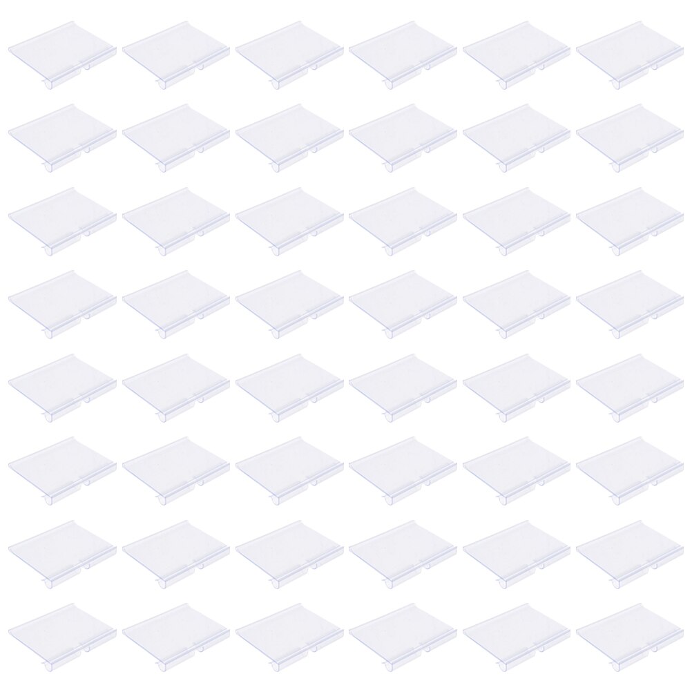 50Pcs Shop Price Cards Holder Supermarket Label Holder Label Paper Inserts: White 50pcsM