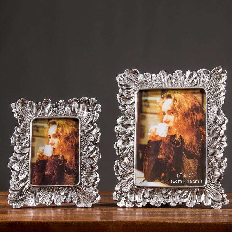 Retro Hars Fotolijst Goud Fotolijst Home Decor Fotografie Props Bruiloft Foto Frames Bureau Decoratie Ornament