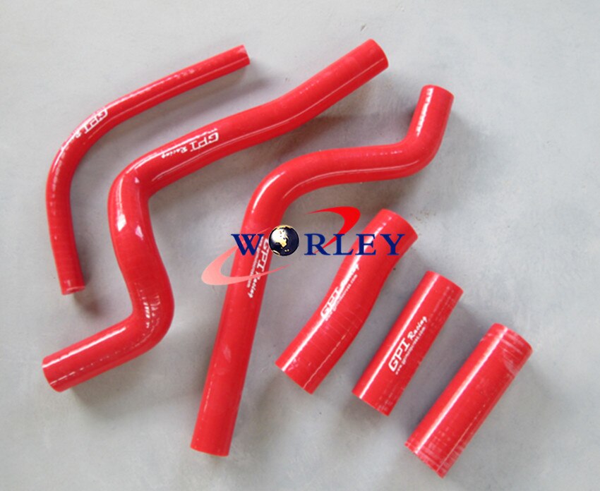 silicone radiator coolant hose kit FOR Honda CR 500 R CR500R CR500 1995 1996 1997 1998 99 00 01 95 96 97 98 99 RED