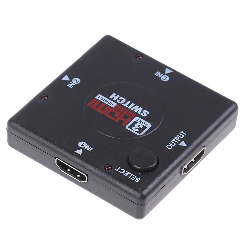 Hdmi 3 Poorts Switch Auto Switcher Splitter Selector Hub Box Cable Hdtv 2160P