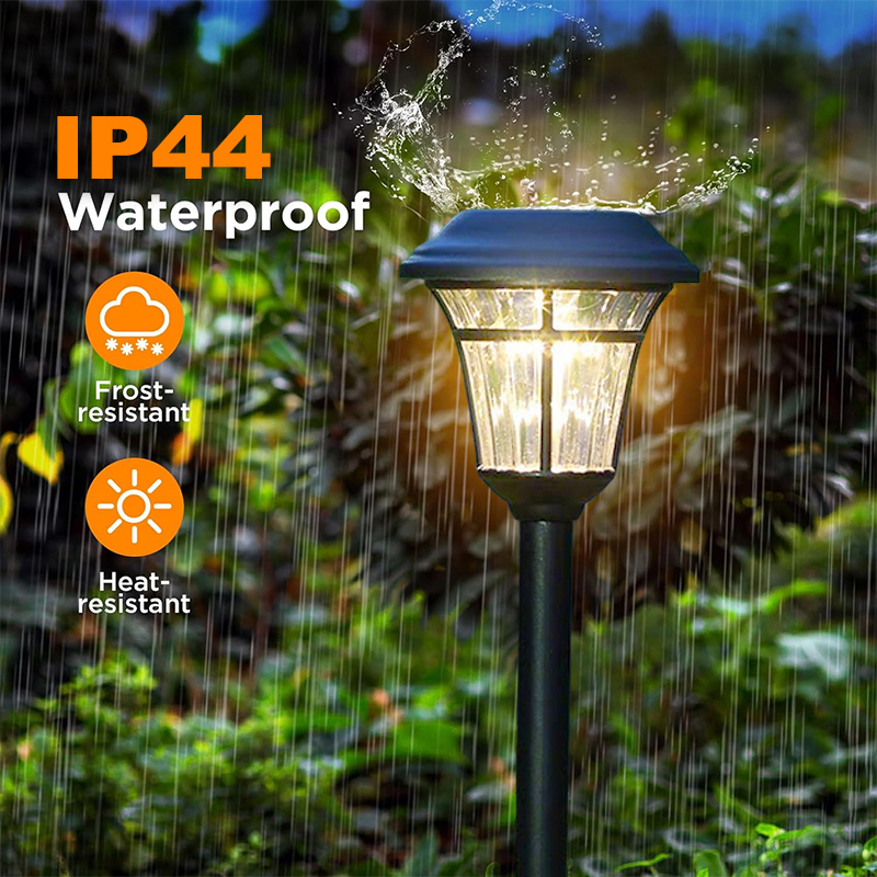 draussen LED Garten Lichter Solar- Energie Weg Dekor Wasserdichte Terrasse Licht für Balkon Straße Hof Rasen Außerhalb Solar- Lampe