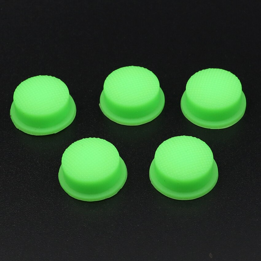 5PCS Flashlight Tailcap Silicone Tailcaps for LED Flashlight Torch DIY Parts Tail Switch Cap Soft side middle switch Button cap