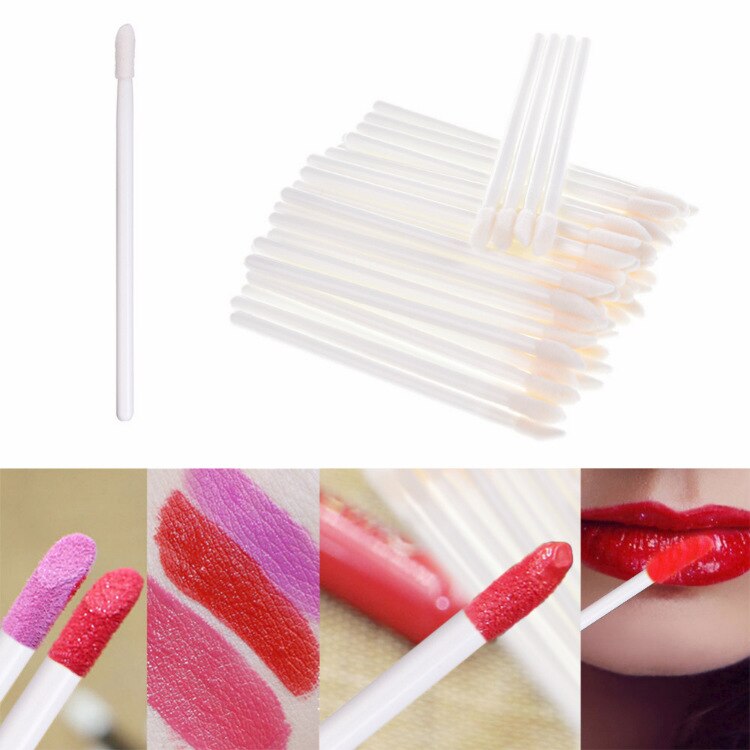 Brochas de maquillaje desechables, cepillo de pestañas, palo de algodón, limpieza de extensiones de pestañas, hisopo, herramientas de belleza, 100 Uds.