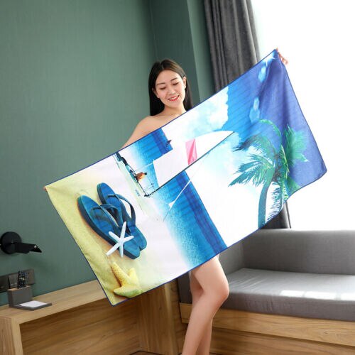 Zomer Camping Microfiber Strandlaken Gym Bad Reizen Sport Zwemmen Kinderen