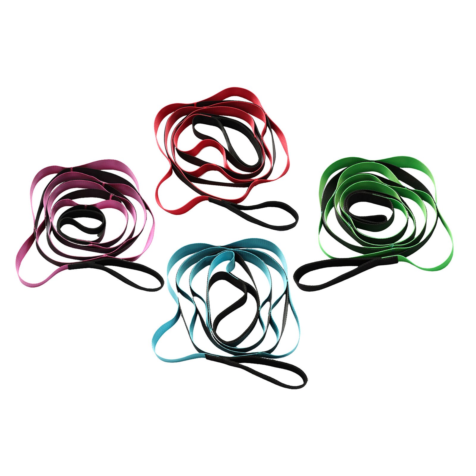 Yoga-stretchgurt für frauen, erwachsene, lateinamerikanischer tanzgürtel, fitness-übungsseil, gymnastikseil, figurgürtel für taille und beine, widerstandsbänder, yoga-gürtel