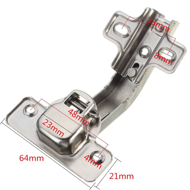 135° Degree Corner Folded Cabinet Door Hinges Kitchen Bathroom Cupboard 6XDD