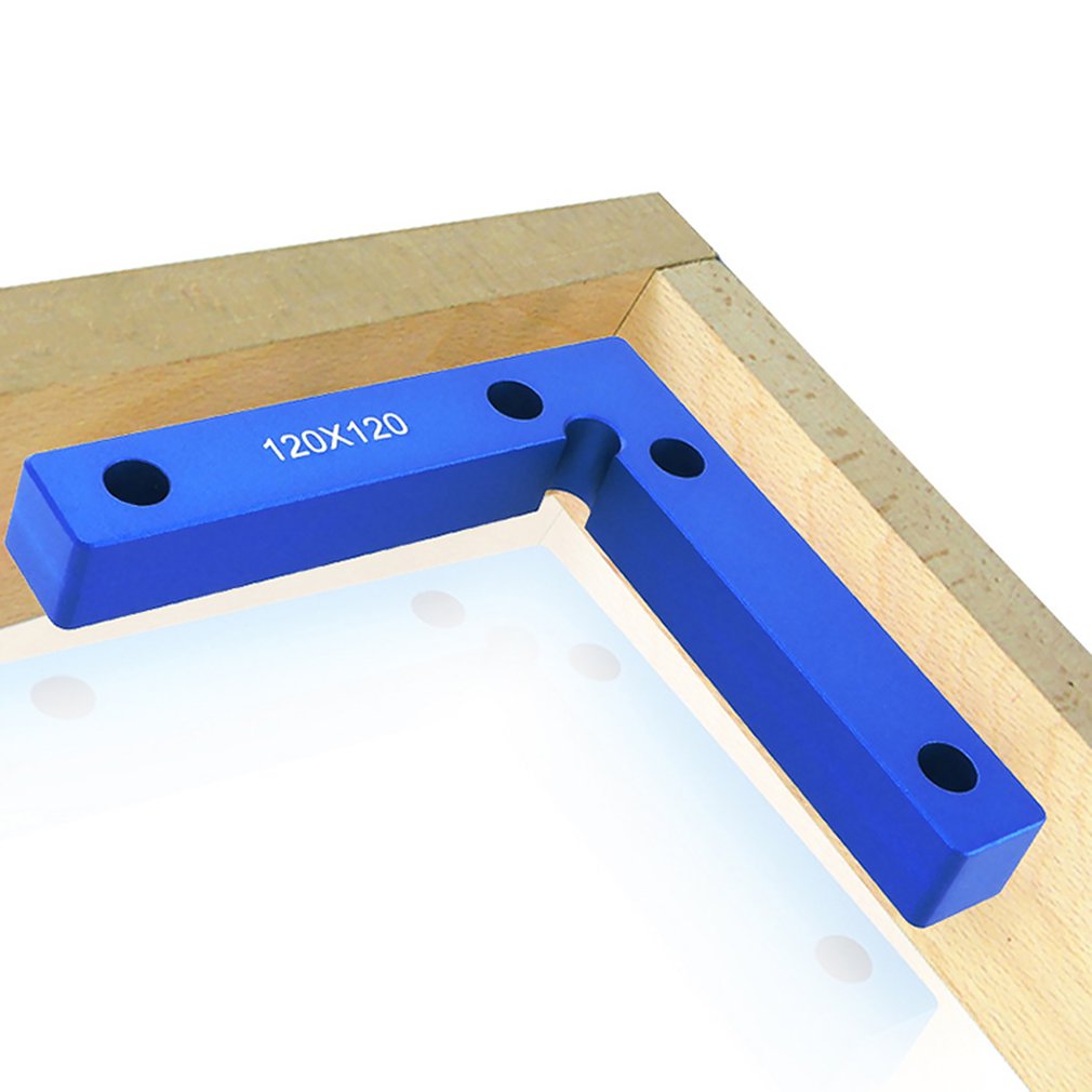 Rechten Winkel Hilfs Leuchte 90 Grad Positionierung Block Befestigungs Clip L-geformt Lineal Holzbearbeitung Tischler Werkzeuge